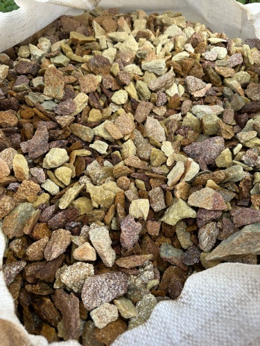 Златолит персиковый декоративная каменная крошка купить в Иркутске