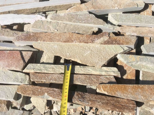 Горбушка златолит золотистый для облицовки купить в Иркутске