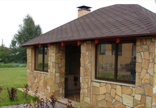 Плитняк златолит жёлтый для фасада 1,5-3 см купить в Иркутске