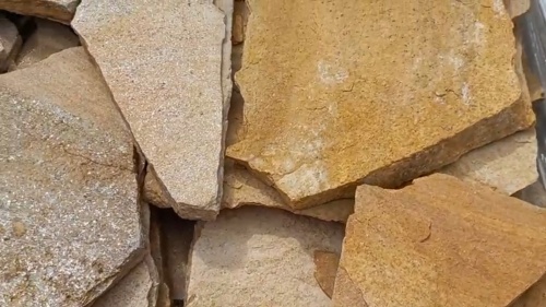 Плитняк златолит жёлтый для цоколя купить в Иркутске