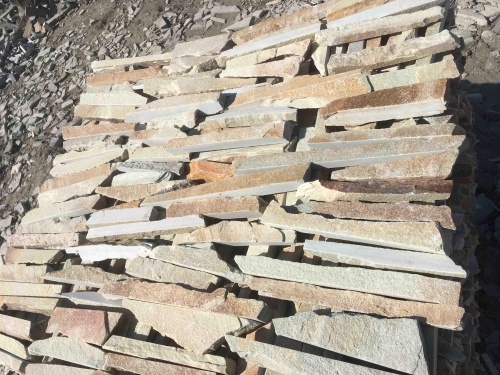 Горбушка златолит золотистый для облицовки купить в Иркутске